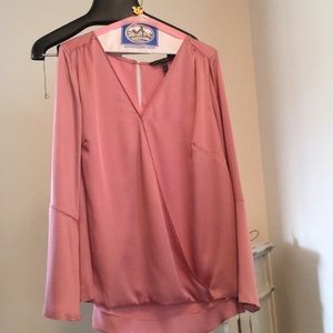 NWOT pink blouse from White House Black Market